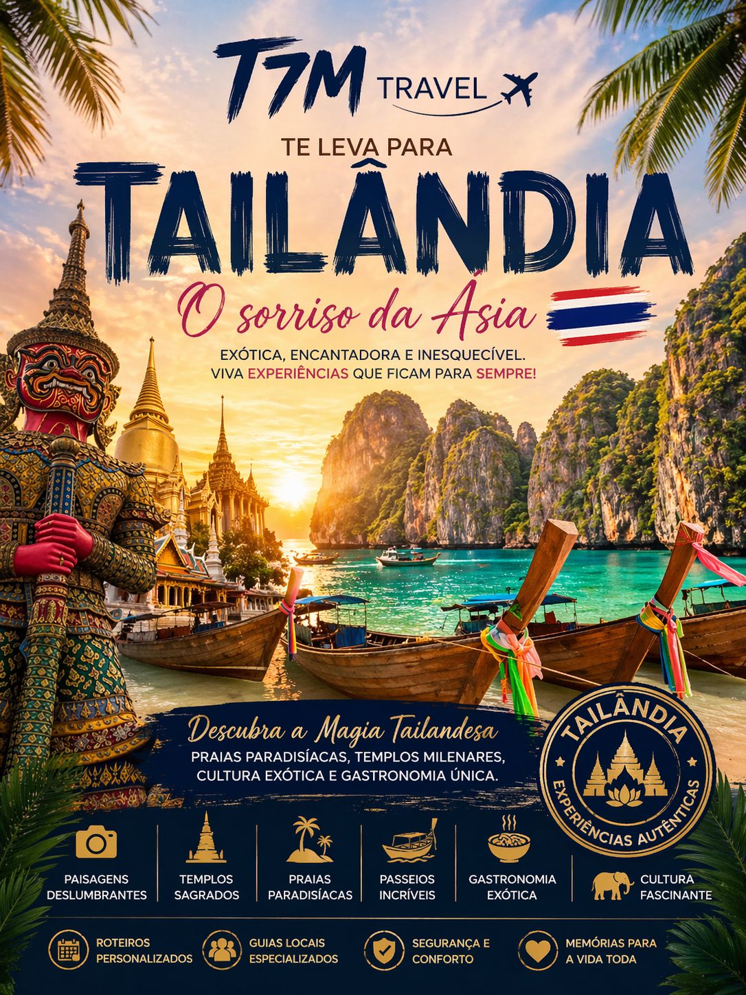 Tailândia — Bangkok • Phuket • Phi Phi